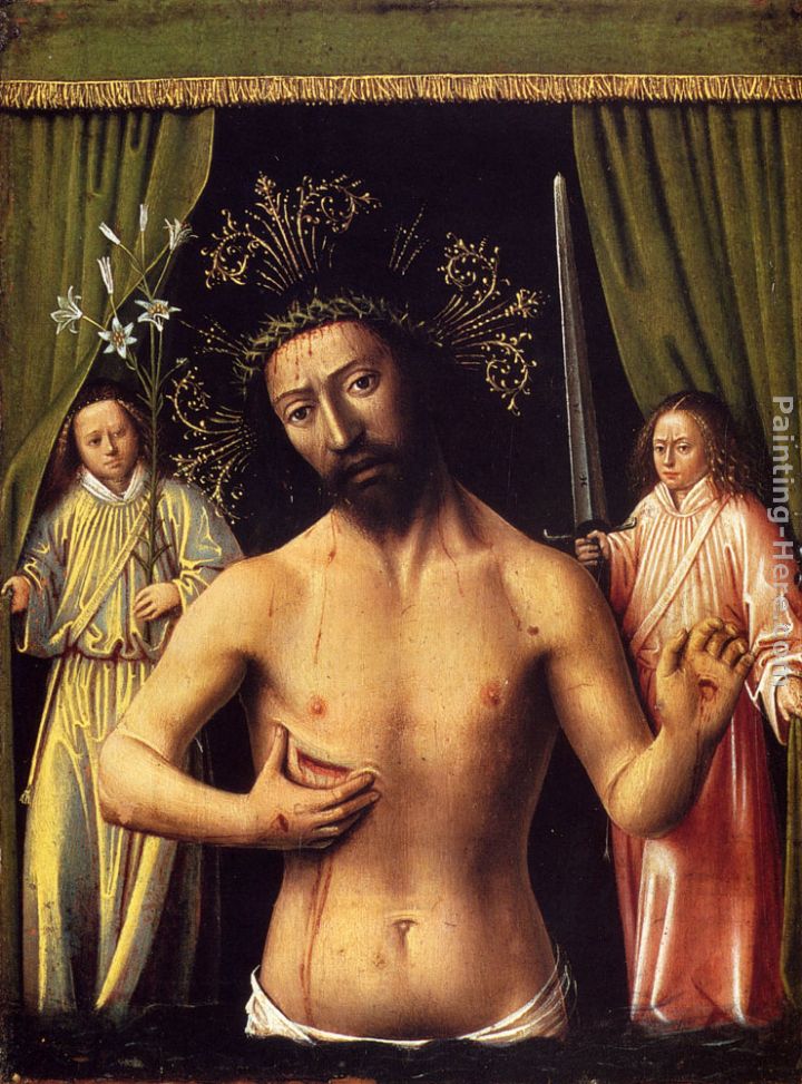 The Man Of Sorrows painting - Petrus Christus The Man Of Sorrows art painting